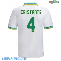 Camisa de time de futebol AS Roma Bryan Cristante #4 Replicas 3º Equipamento 2025-26 Manga Curta